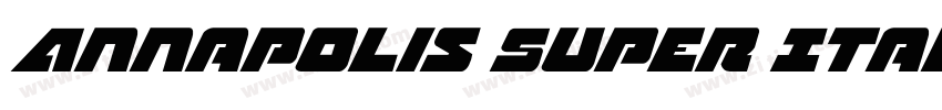 Annapolis Super Ital字体转换